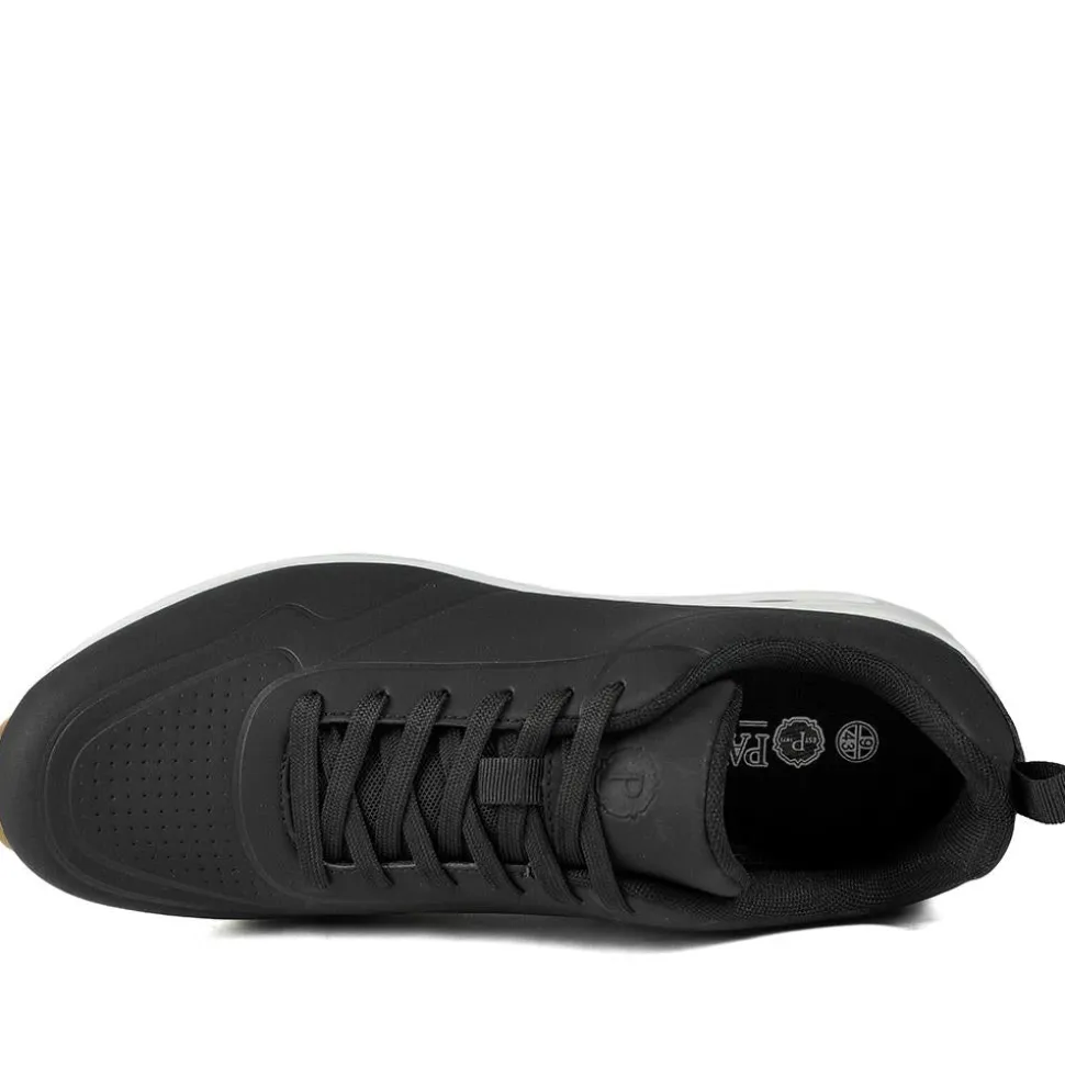 Grippy Lace-Up Trainers - Black