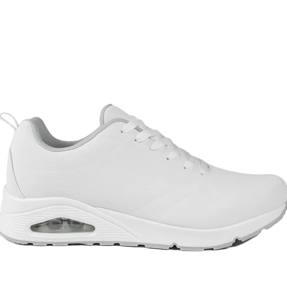 Grippy Lace-Up Trainers - White