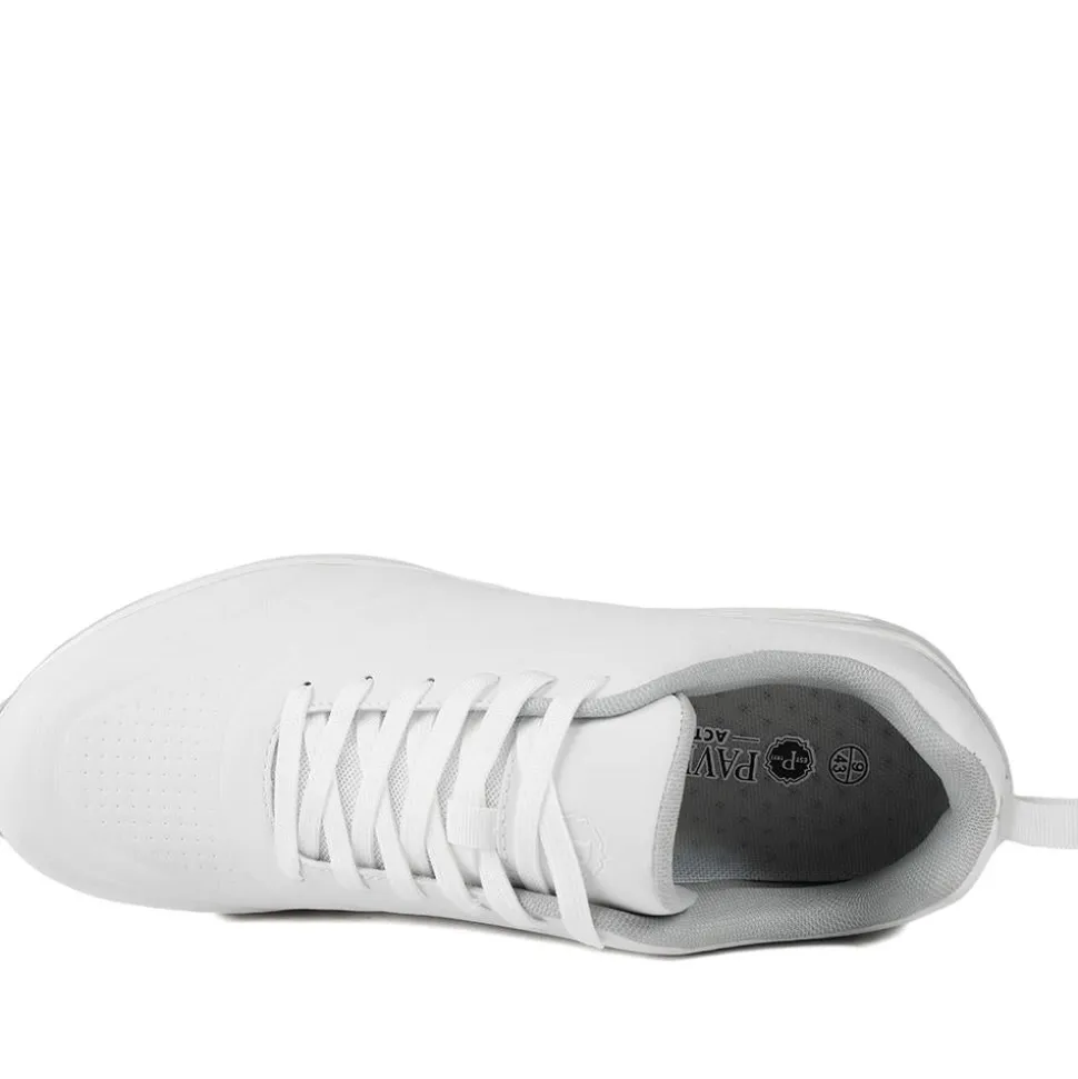 Grippy Lace-Up Trainers - White