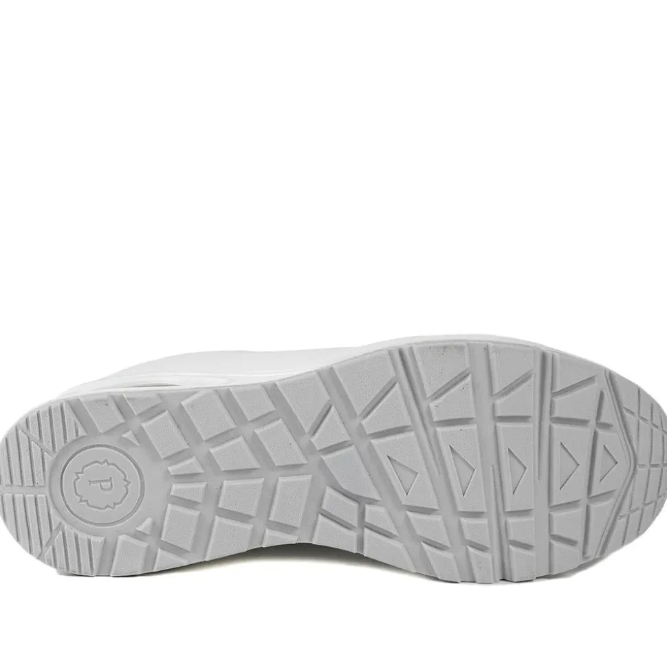Grippy Lace-Up Trainers - White