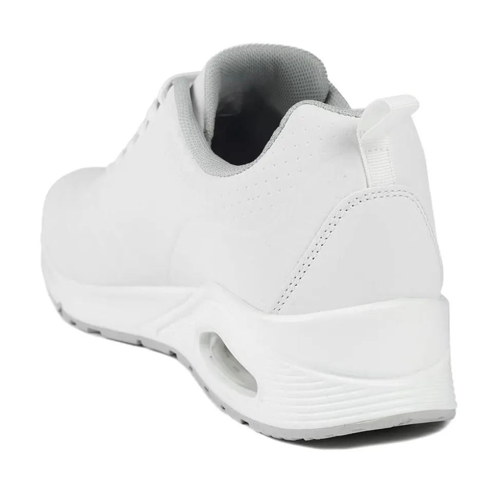 Grippy Lace-Up Trainers - White