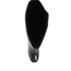 Guia Block Heeled Knee High Boots - Black