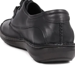 Handmade Leather Shoes - Black Antique