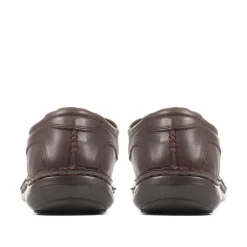 Handmade Leather Shoes - Dark Brown