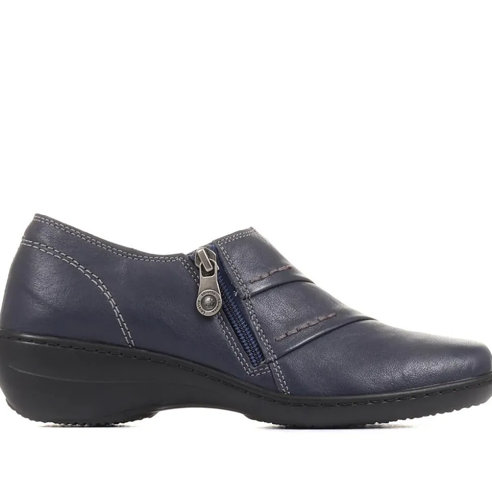 Handmade Leather Shoes - Navy