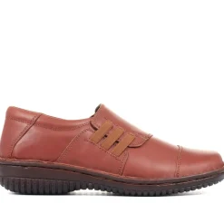 Handmade Leather Slip-On Shoes - Tan