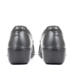 Handmade Slip-On Leather Shoes - Black