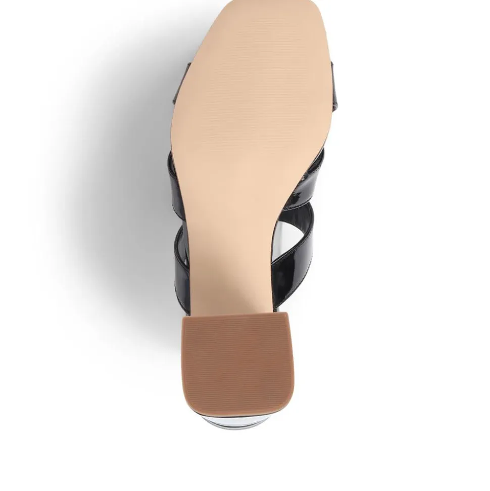 Harrietta Mule Sandals - Black