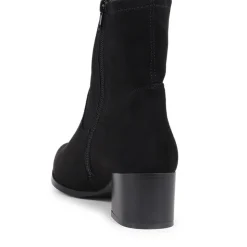 Heeled Ankle Boots - Black