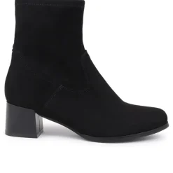 Heeled Ankle Boots - Black