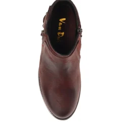 Heeled Ankle Boots - Dark Brown