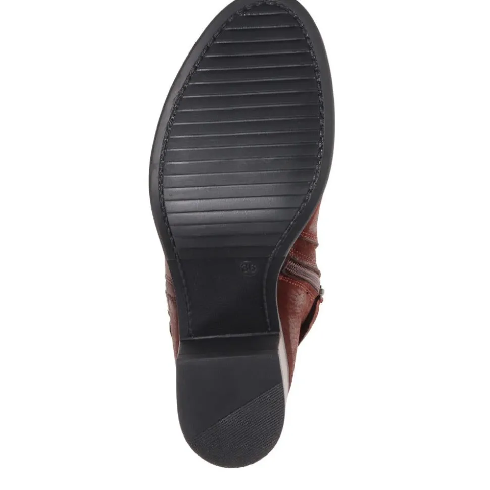 Heeled Ankle Boots - Dark Brown