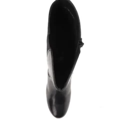 Heeled Long Boots - Black