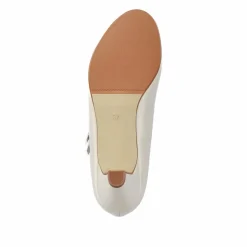 Heeled Mary Janes - Cream