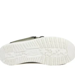 HeyDude Mikka Braided Textile Loafers - Olive