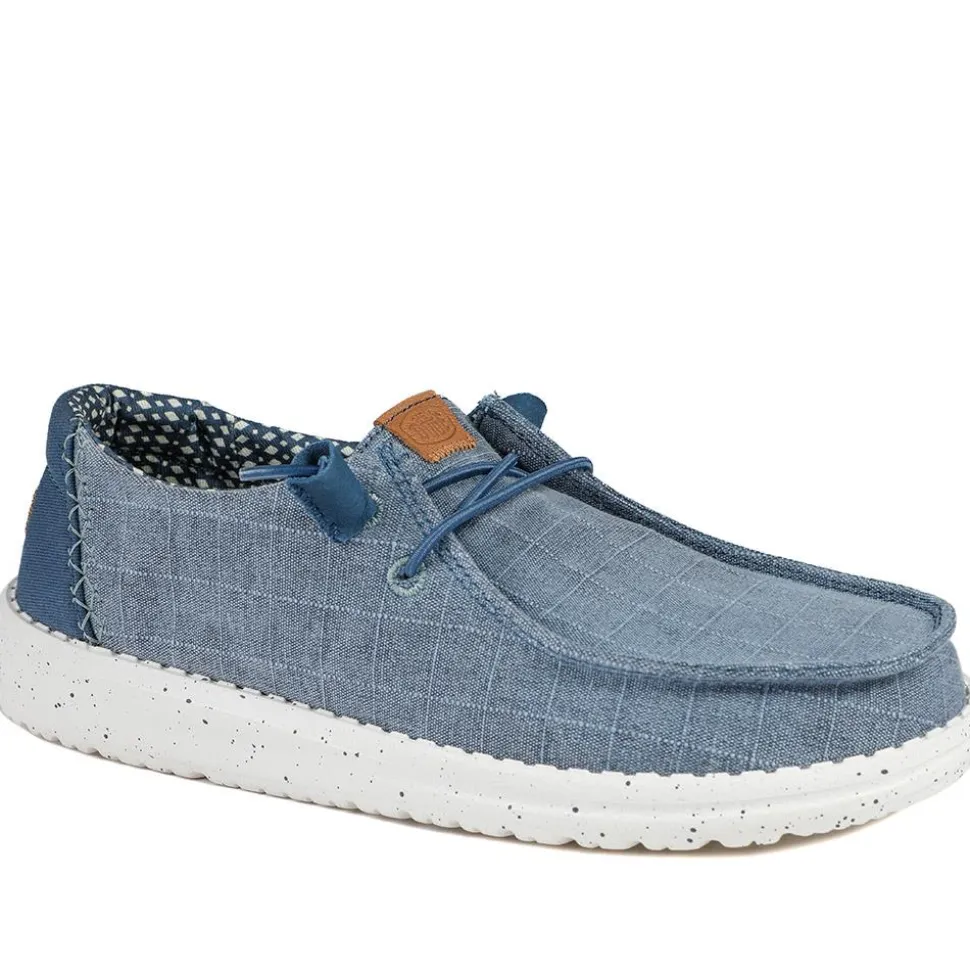 HeyDude Wendy Lace Up Shoes - Blue