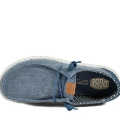 HeyDude Wendy Lace Up Shoes - Blue