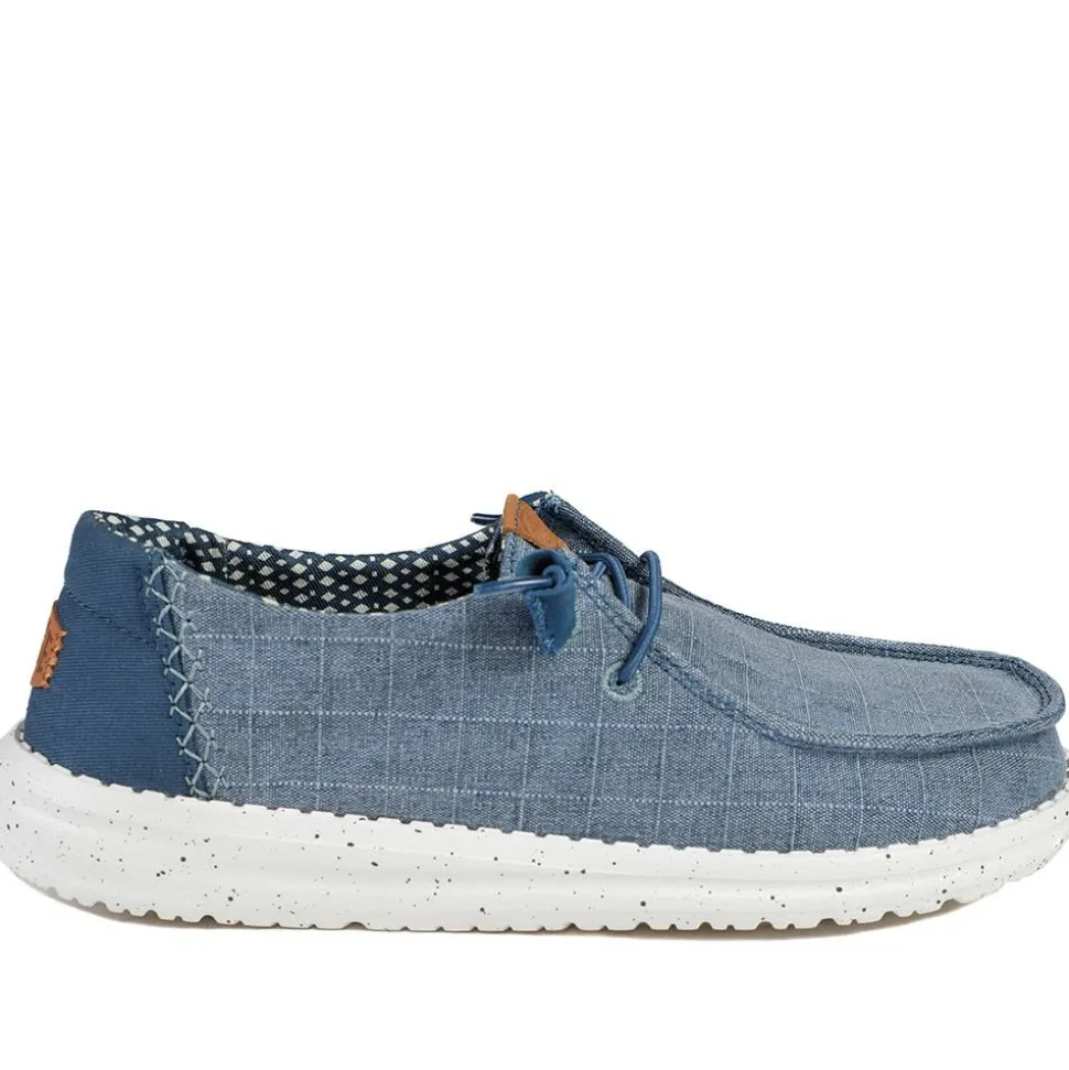 HeyDude Wendy Lace Up Shoes - Blue
