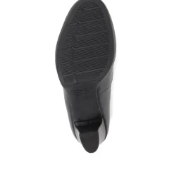 High Heel Court Shoes - Black