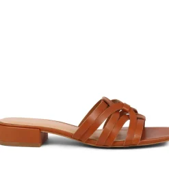 Izabella Mule Sandals - Tan