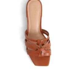 Izabella Mule Sandals - Tan