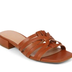 Izabella Mule Sandals - Tan
