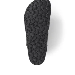 Jean Leather Sandals - Black