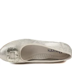Jewel Detail Slip On Comfort Pumps - Gold