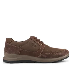 Josef Seibel Chunky Leather Water-Resistant Shoes - Dark Brown