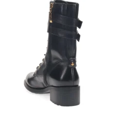 Kaffir Leather Ankle Boots - Black