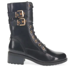 Kaffir Leather Ankle Boots - Black