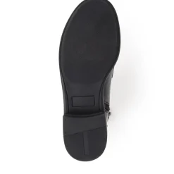 Karmen Leather Ankle Boots - Black