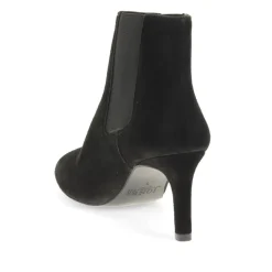 Katelyn Leather Ankle Boots - Black