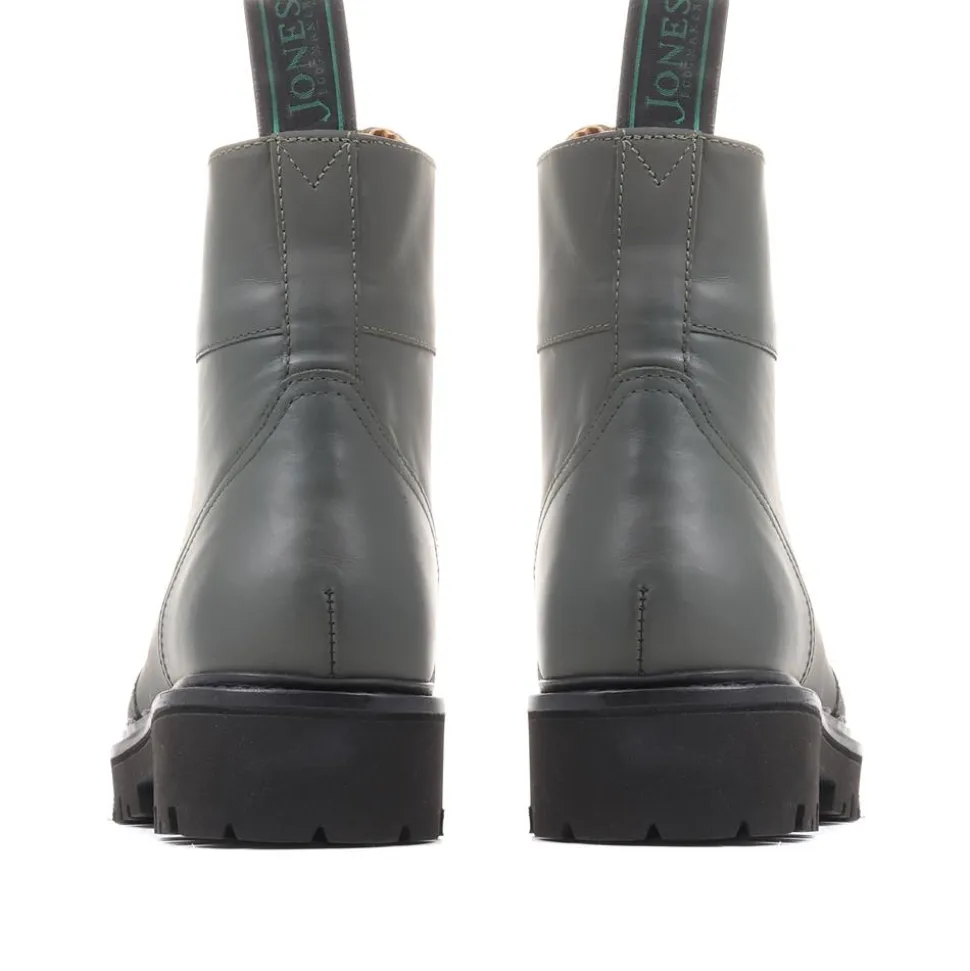 Katia Leather Hiker Boots - Green