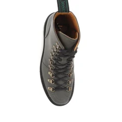 Katia Leather Hiker Boots - Green