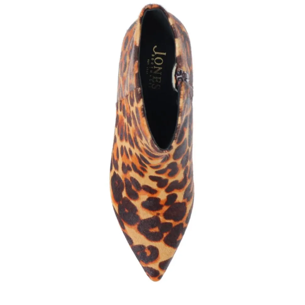Kezia Stiletto-Heeled Ankle Boots - Leopard