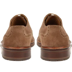 Kingsbay Men's Leather Brogues - Taupe