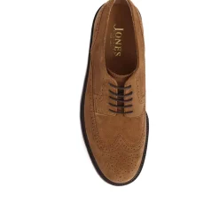 Kingsbay Men's Leather Brogues - Tobacco