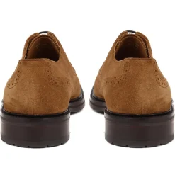 Kingsbay Men's Leather Brogues - Tobacco
