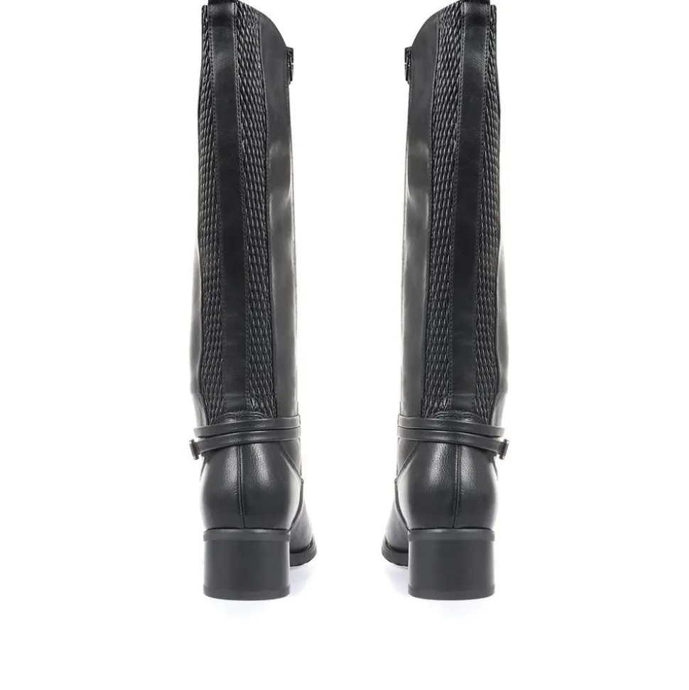 Knee High Boot - Black