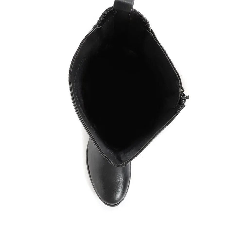 Knee High Boot - Black