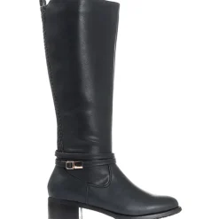 Knee High Boot - Navy
