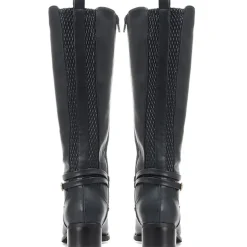 Knee High Boot - Navy