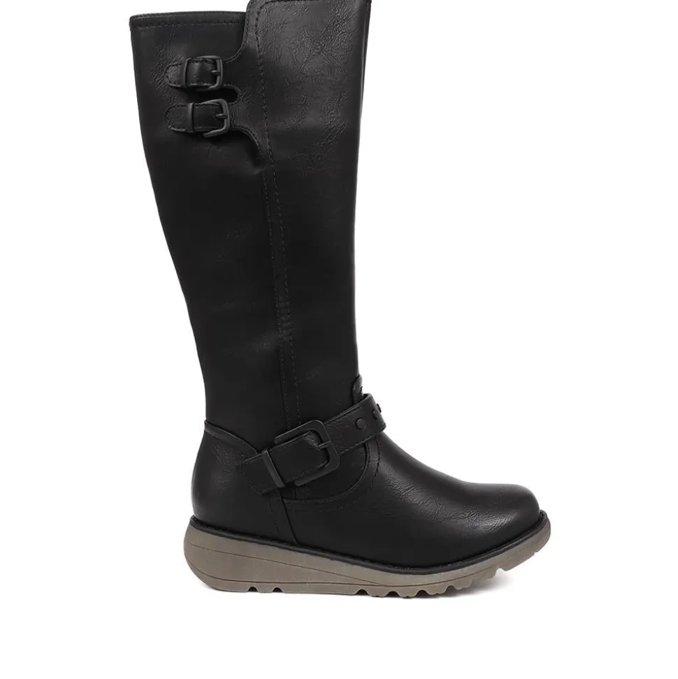Knee-High Boots - Black