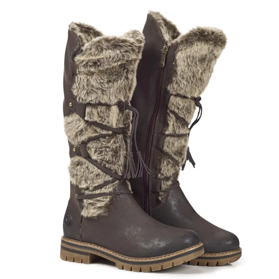 Knee High Boots - Dark Brown