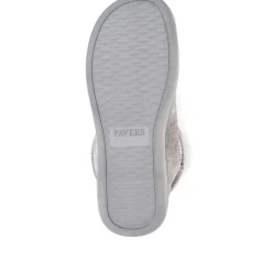 Knitted Slipper Boots - Grey