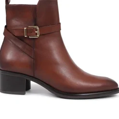 Kyra Leather Boots - Brown