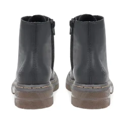 Lace-Up Ankle Boots - Black