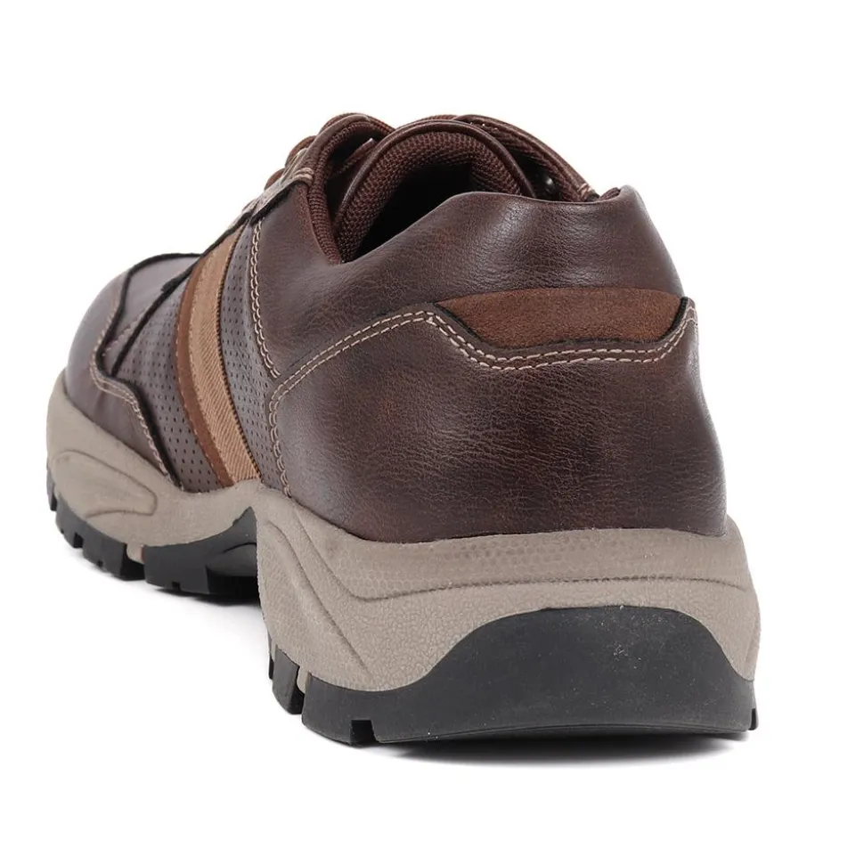 Lace-Up Casual Shoes - Dark Brown