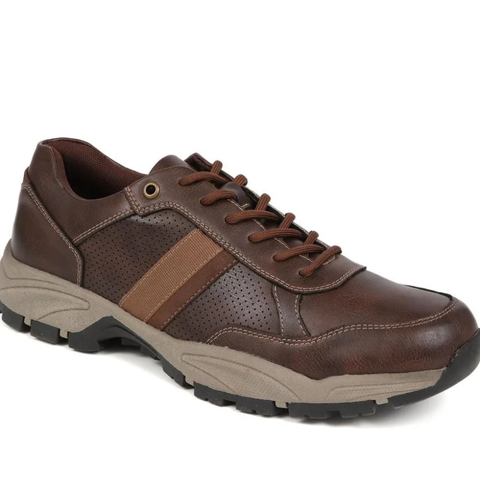 Lace-Up Casual Shoes - Dark Brown